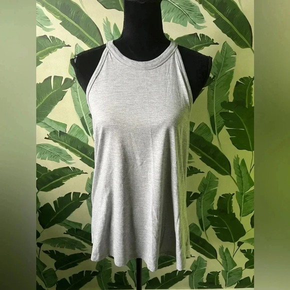 Harmony Balance Light Gray High Neck Tank Top Size M - Picture 1 of 5